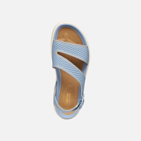 SANDALS CLIMASANDAL SPRT WOMAN Denim/Grey - image number 5 | GEOX
