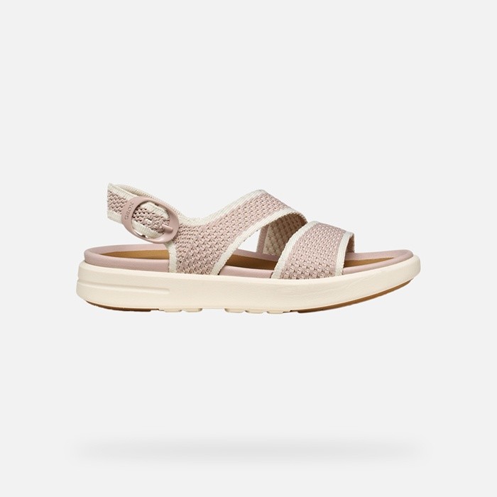 Sandalen CLIMASANDAL SPRT DAME Rosa/Off-White | GEOX