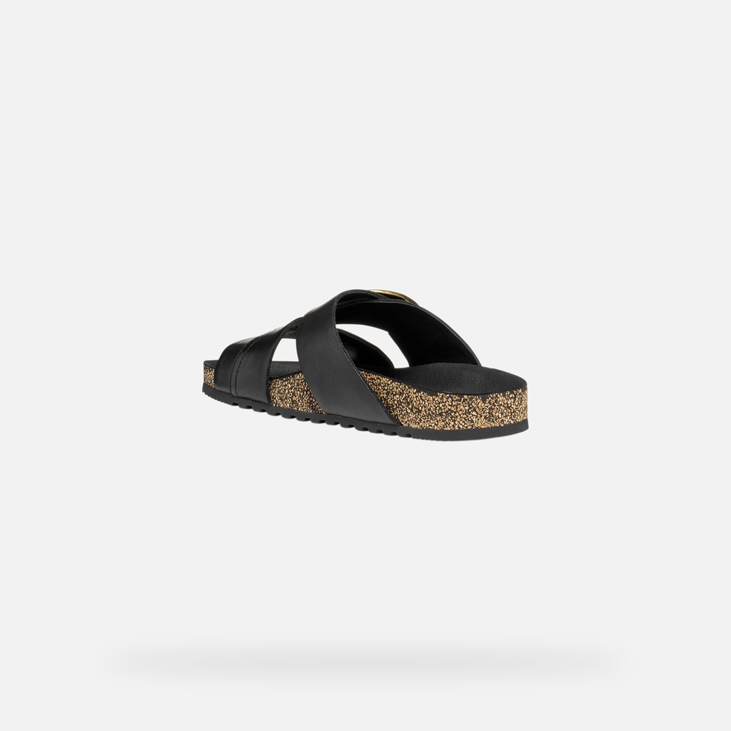 SANDALS CLIMASANDAL CORK WOMAN Black - image number 3 | GEOX