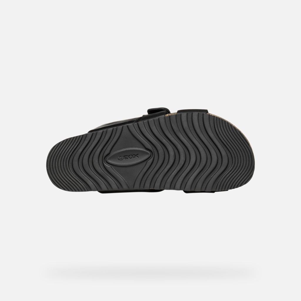 SANDALS CLIMASANDAL CORK WOMAN Black - image number 6 | GEOX