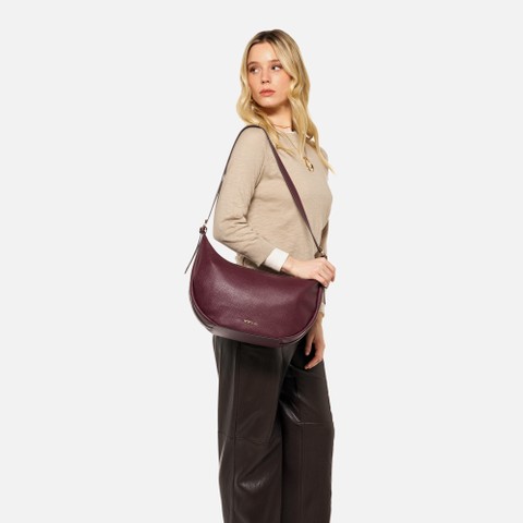 Bolso de hombro PLUETTE BAG MUJER Burdeos - image number 6 | GEOX