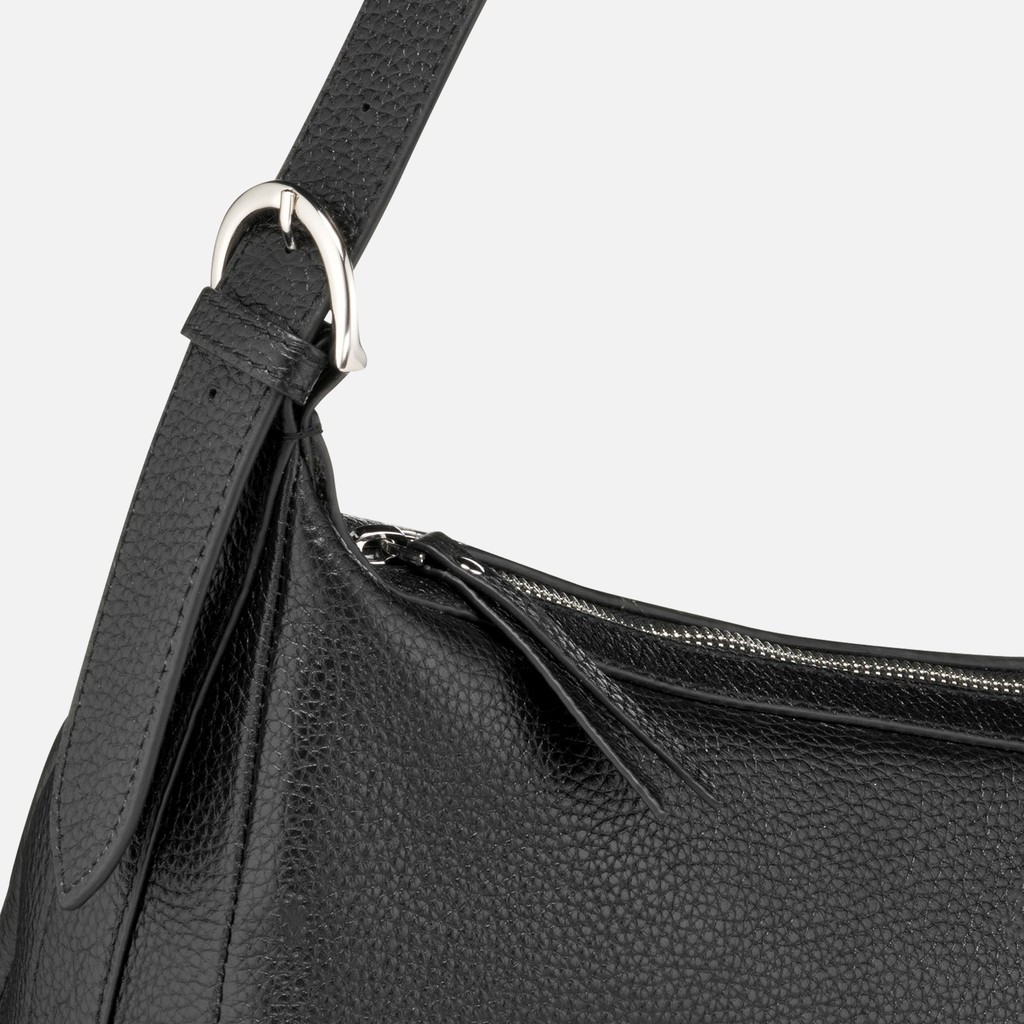 Bolso de hombro PLUETTE BAG MUJER Negro - image number 4 | GEOX