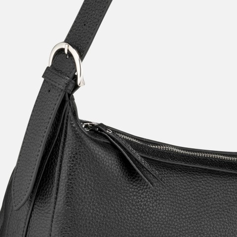 Bolso de hombro PLUETTE BAG MUJER Negro - image number 4 | GEOX