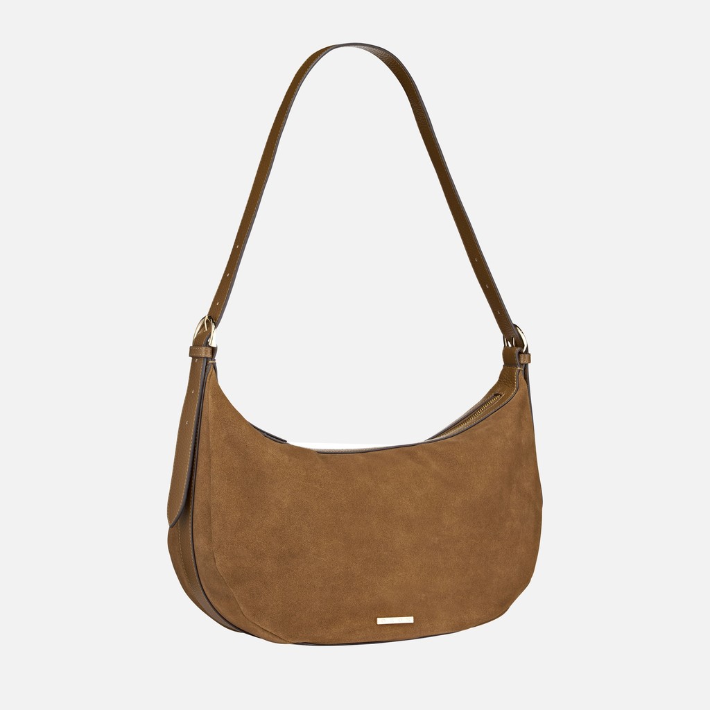 Bolso de hombro PLUETTE BAG MUJER Tabaco - image number 1 | GEOX