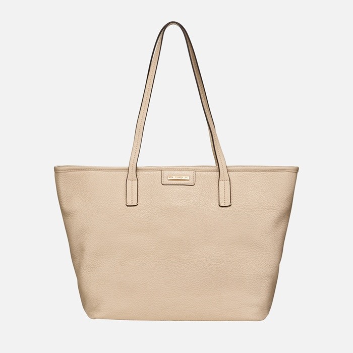 Sac d'&eacute;paule ZHARPERY BAG FEMME Blanc cass&eacute; | GEOX