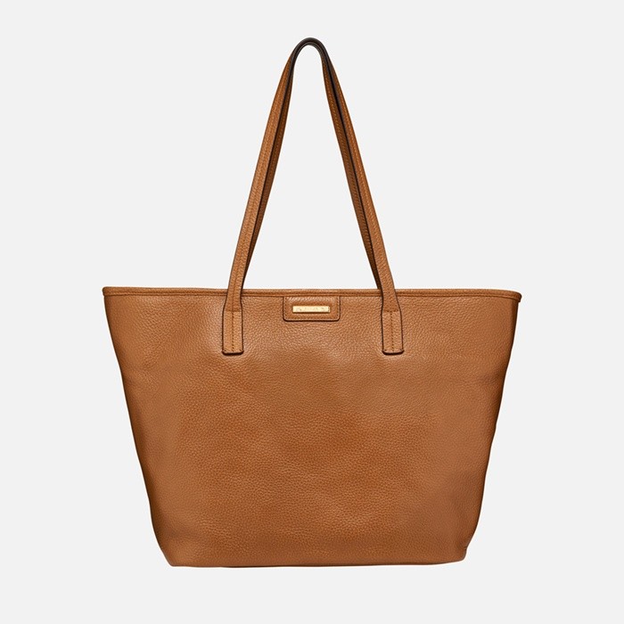 Shoulder bag ZHARPERY BAG WOMAN Cognac | GEOX