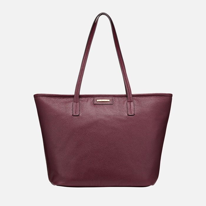 Schoudertas ZHARPERY BAG DAMES Wijnrood | GEOX