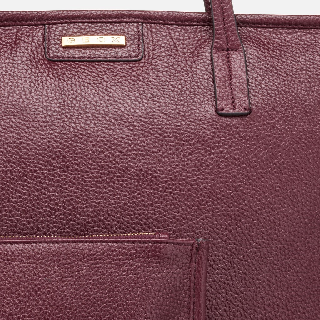 Schoudertas ZHARPERY BAG DAMES Wijnrood - image number 4 | GEOX