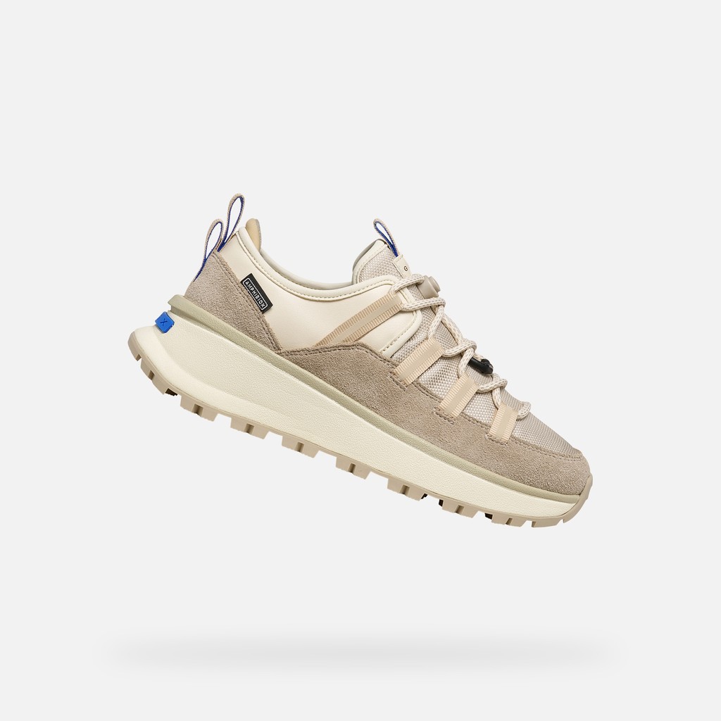 Sneakers imperm&eacute;ables GXRN-03 ABX FEMME Beige clair - image number 0 | GEOX