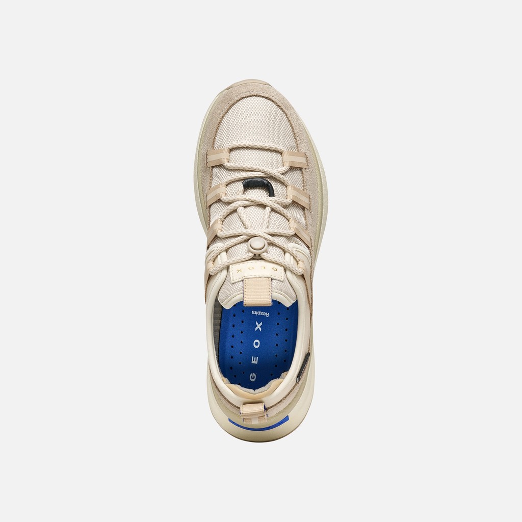 Sneakers imperm&eacute;ables GXRN-03 ABX FEMME Beige clair - image number 6 | GEOX