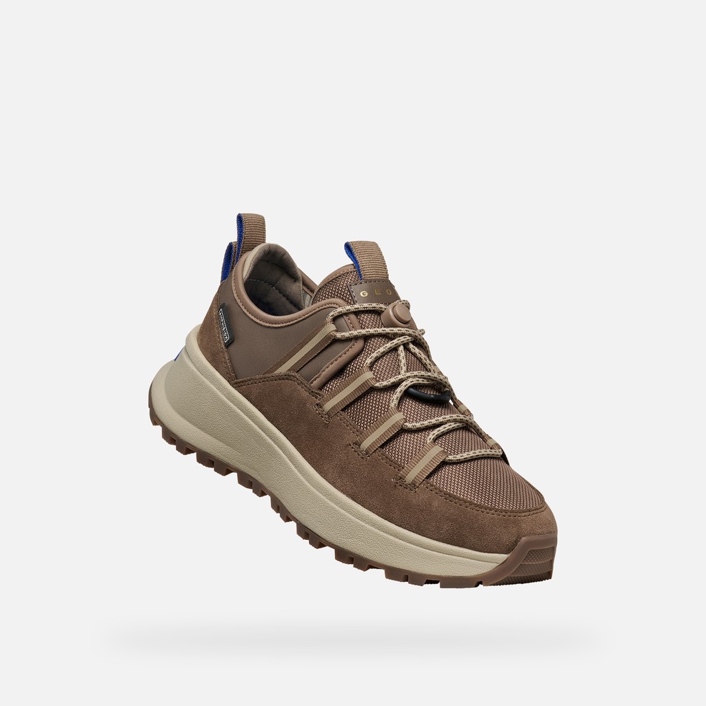 Sneakers imperm&eacute;ables GXRN-03 ABX FEMME Taupe - image number 5 | GEOX