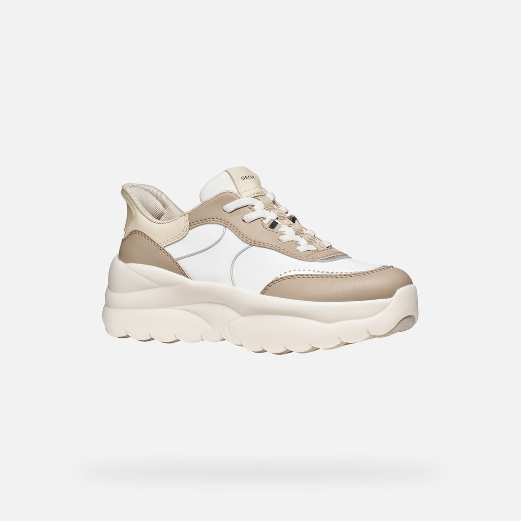 Slip in sneakers XTORS PLUS WOMAN White/Beige - image number 2 | GEOX