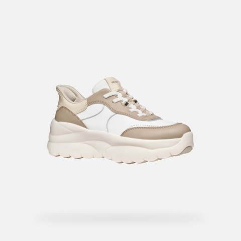 Slip in sneakers XTORS PLUS WOMAN White/Beige - image number 2 | GEOX