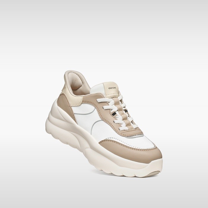 Slip in sneakers XTORS PLUS WOMAN White/Beige | GEOX