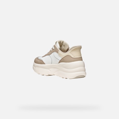 Slip in sneakers XTORS PLUS WOMAN White/Beige - image number 3 | GEOX