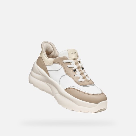 Slip in sneakers XTORS PLUS WOMAN White/Beige - image number 4 | GEOX