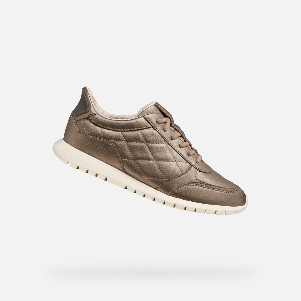 Baskets slip in SUKIE 2.0 PLUS FEMME Beige clair - image number 0 | GEOX