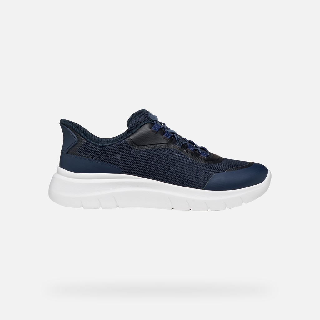 Slip in sneakers PLUMMERY PLUS WOMAN Dark Blue/Blue - image number 1 | GEOX