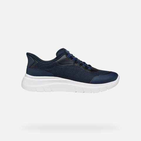 Slip in sneakers PLUMMERY PLUS WOMAN Dark Blue/Blue - image number 1 | GEOX