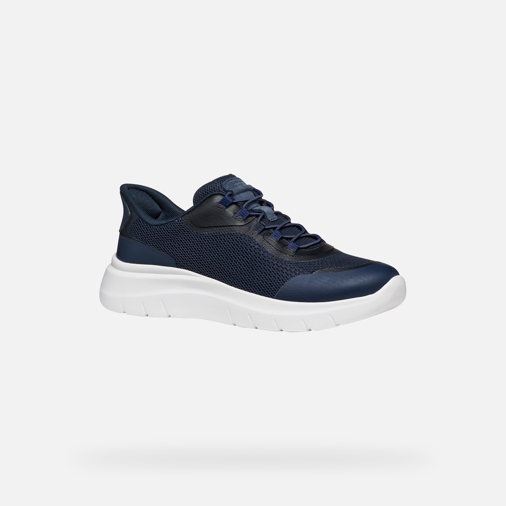 Slip in sneakers PLUMMERY PLUS WOMAN Dark Blue/Blue - image number 2 | GEOX