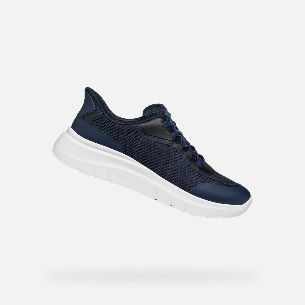 Slip in sneakers PLUMMERY PLUS WOMAN Dark Blue/Blue - image number 0 | GEOX