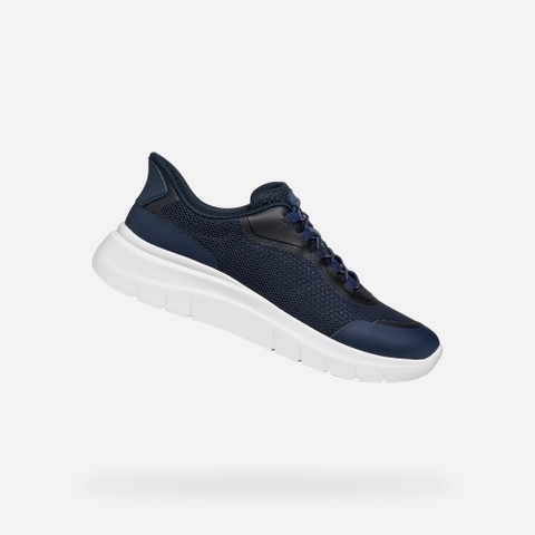 Slip in sneakers PLUMMERY PLUS WOMAN Dark Blue/Blue - image number 0 | GEOX