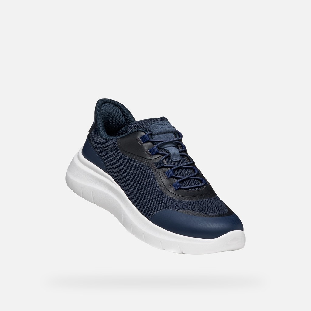 Slip in sneakers PLUMMERY PLUS WOMAN Dark Blue/Blue - image number 4 | GEOX