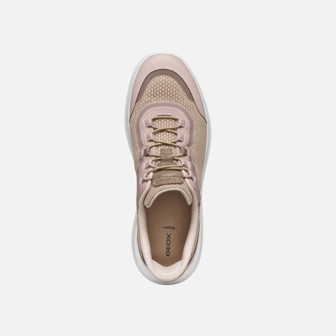 Slip in sneakers PLUMMERY PLUS WOMAN Antique rose/Dove grey - image number 5 | GEOX