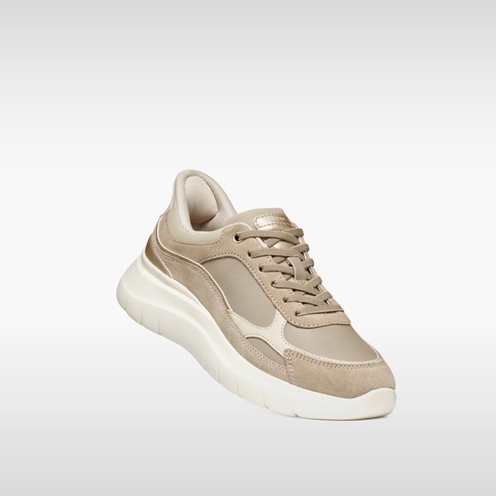 Baskets slip in PLUMMERY PLUS FEMME Beige clair | GEOX