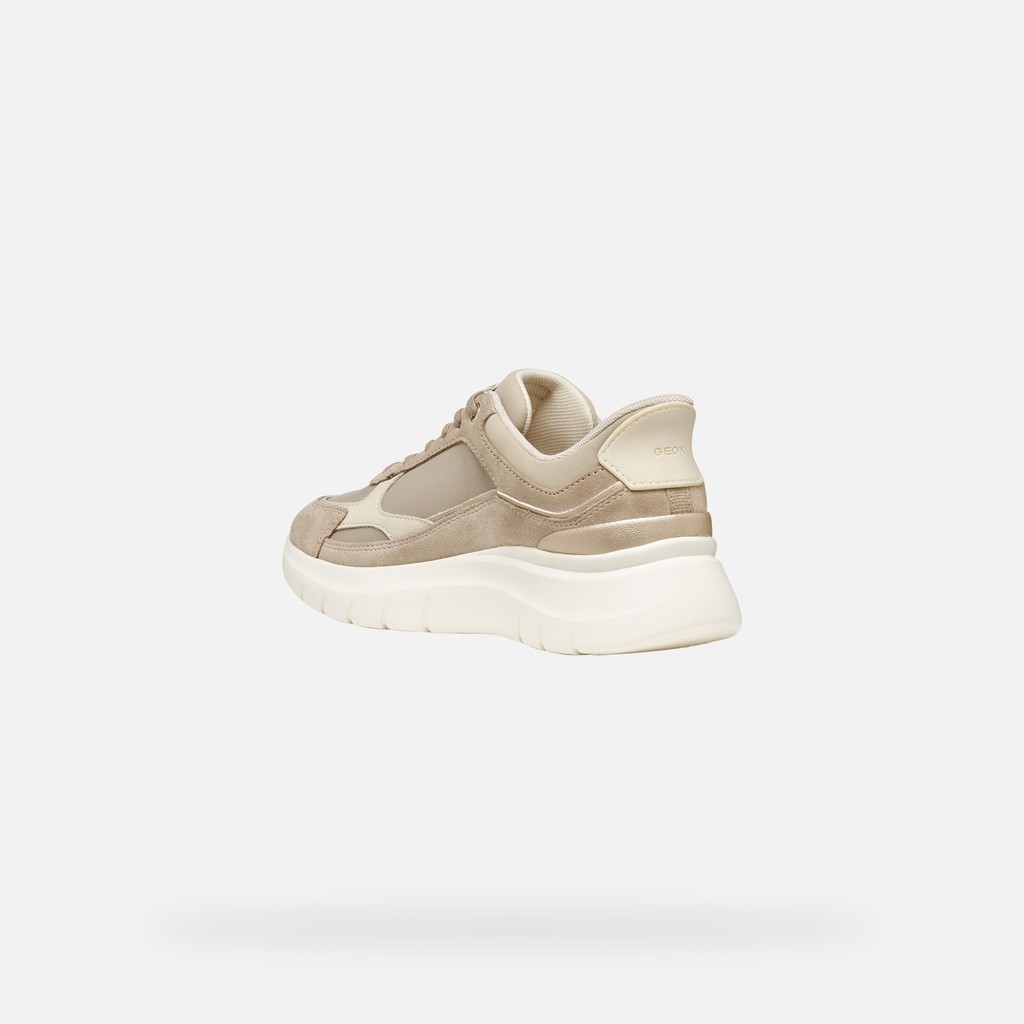 Slip in-Sneakers PLUMMERY PLUS DAME Hellbeige - image number 4 | GEOX