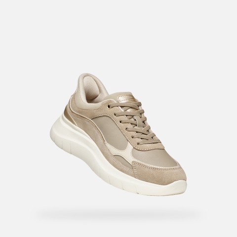 Slip in-Sneakers PLUMMERY PLUS DAME Hellbeige - image number 5 | GEOX