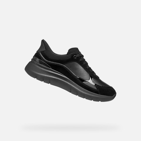 Slip in-Sneakers PLUMMERY PLUS DAME Schwarz | GEOX