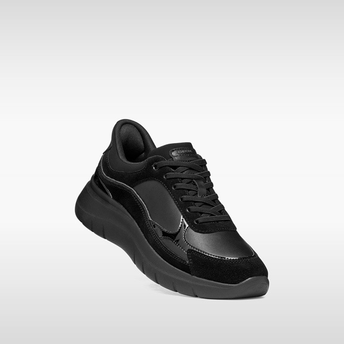 Baskets slip in PLUMMERY PLUS FEMME Noir | GEOX