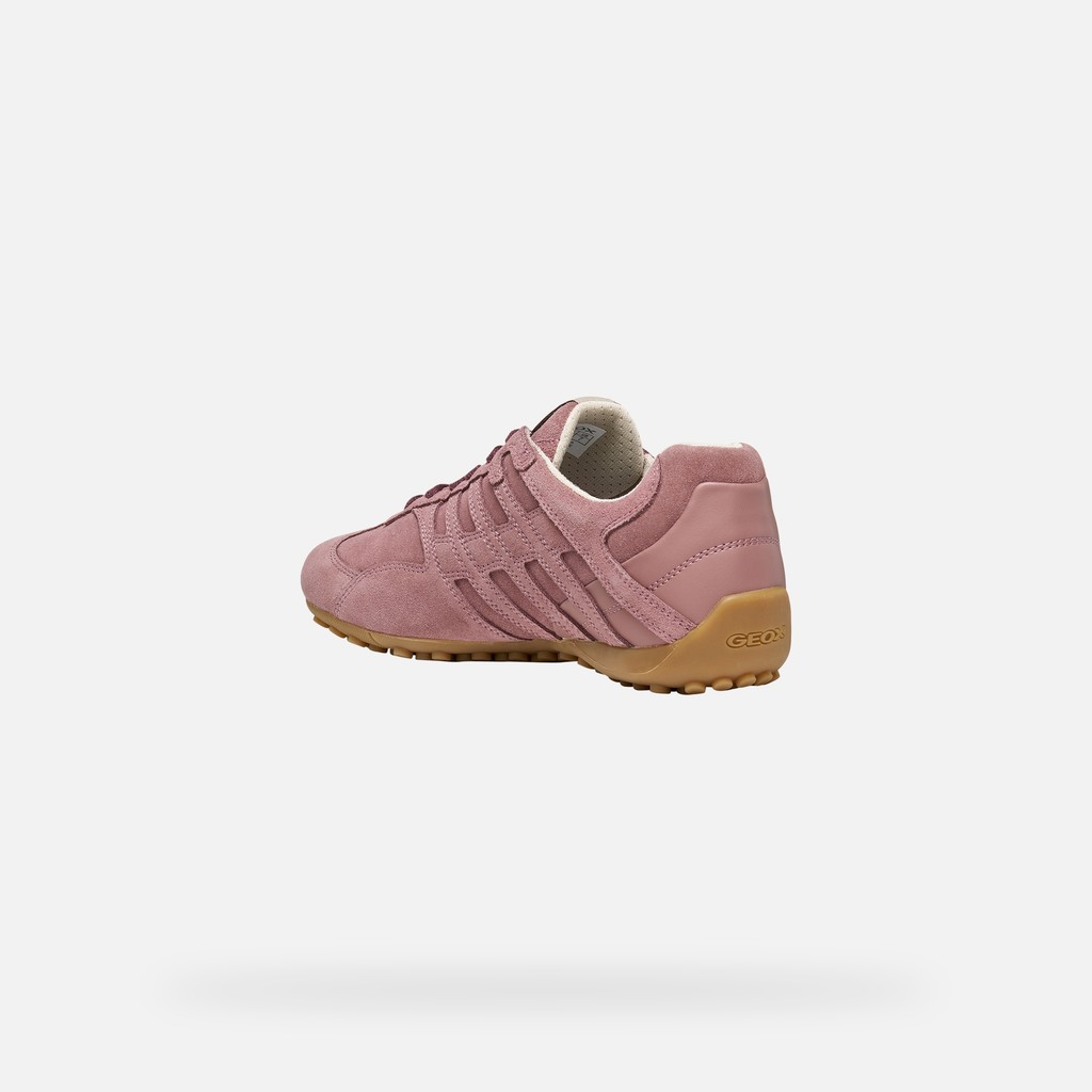 Vintage low top sneakers SNAKE WOMAN Old Rose - image number 3 | GEOX