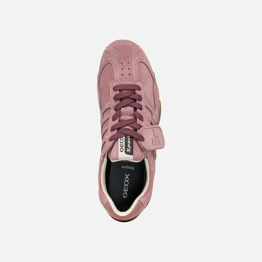 Vintage low top sneakers SNAKE WOMAN Old Rose - image number 5 | GEOX