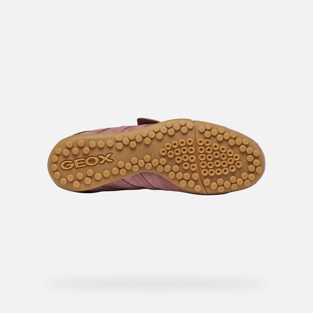 Vintage low top sneakers SNAKE WOMAN Old Rose - image number 6 | GEOX