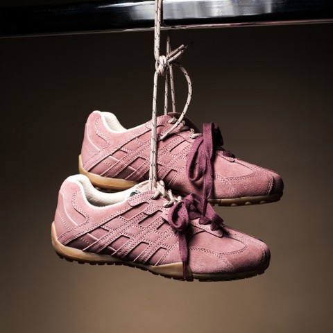 Vintage low top sneakers SNAKE WOMAN Old Rose - image number 11 | GEOX