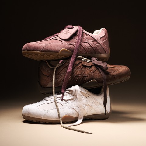 Vintage low top sneakers SNAKE WOMAN Old Rose - image number 13 | GEOX