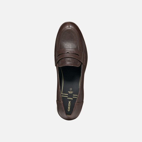 Heeled shoes WALK PLEASURE 55T WOMAN Dark Brown - image number 5 | GEOX