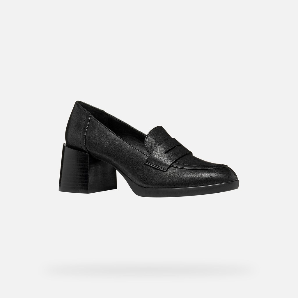 Heeled shoes WALK PLEASURE 55T WOMAN Black - image number 2 | GEOX