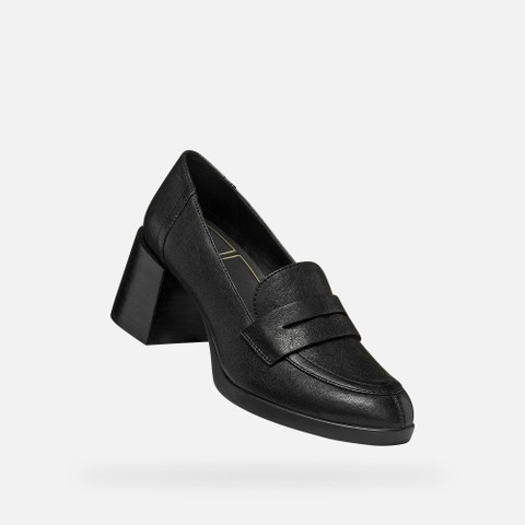 Heeled shoes WALK PLEASURE 55T WOMAN Black - image number 4 | GEOX