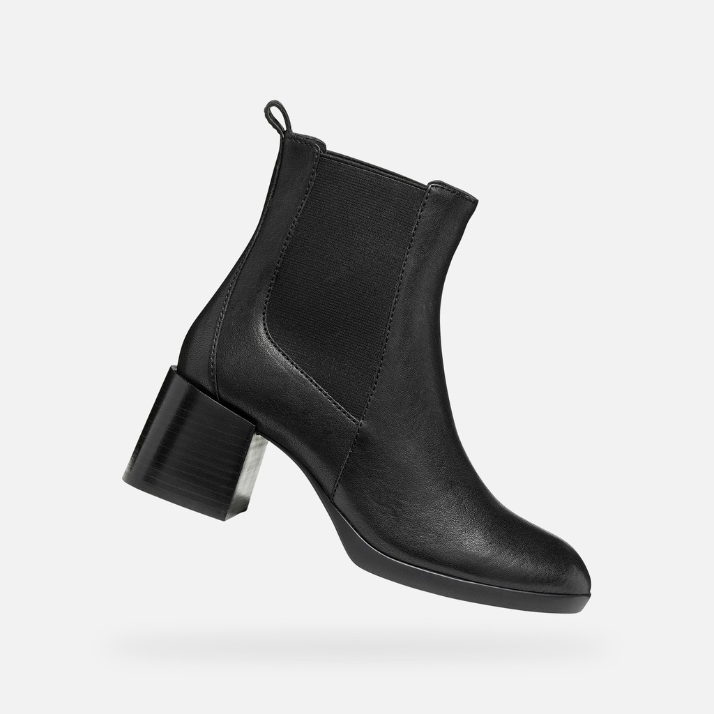 Medium heel ankle boots WALK PLEASURE 55T WOMAN Black - image number 0 | GEOX