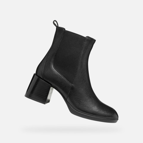 Medium heel ankle boots WALK PLEASURE 55T WOMAN Black - image number 0 | GEOX