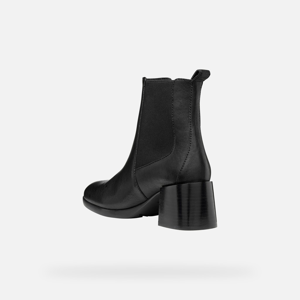 Medium heel ankle boots WALK PLEASURE 55T WOMAN Black - image number 3 | GEOX