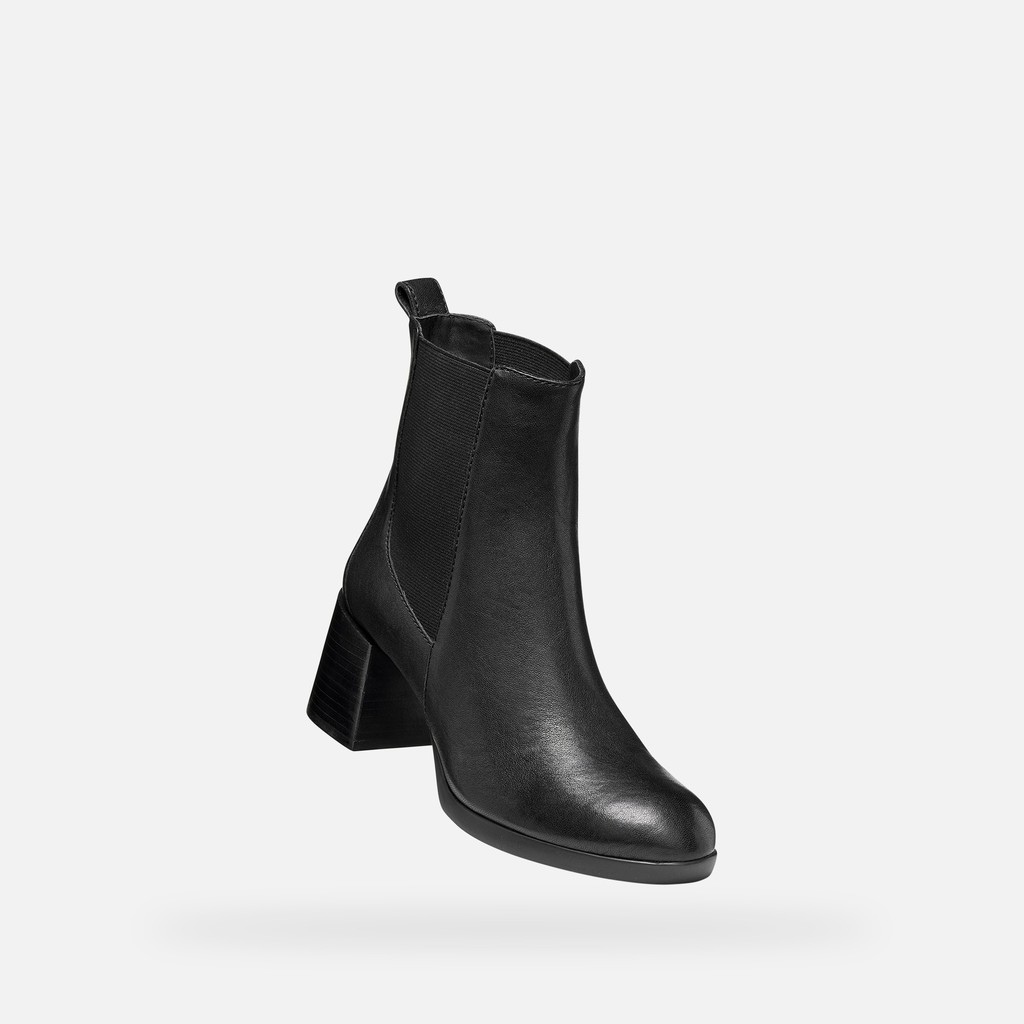 Medium heel ankle boots WALK PLEASURE 55T WOMAN Black - image number 4 | GEOX