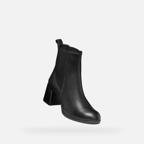 Medium heel ankle boots WALK PLEASURE 55T WOMAN Black - image number 4 | GEOX