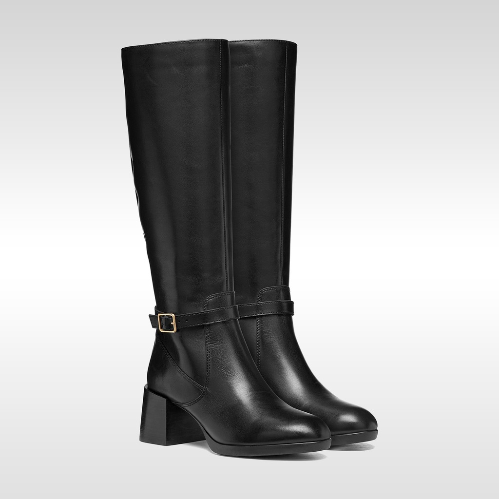 Leather high boots WALK PLEASURE 55T WOMAN Black - image number 7 | GEOX