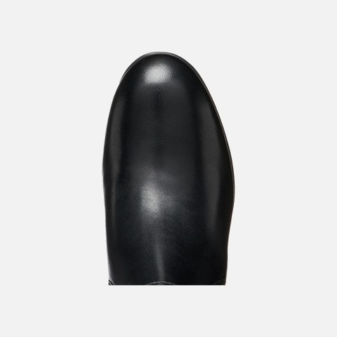 Leather high boots WALK PLEASURE 55T WOMAN Black - image number 6 | GEOX