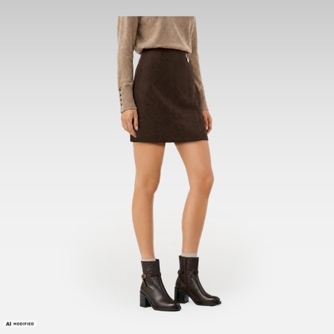 Medium heel ankle boots SOBIMA WOMAN Dark Brown - image number 1 | GEOX