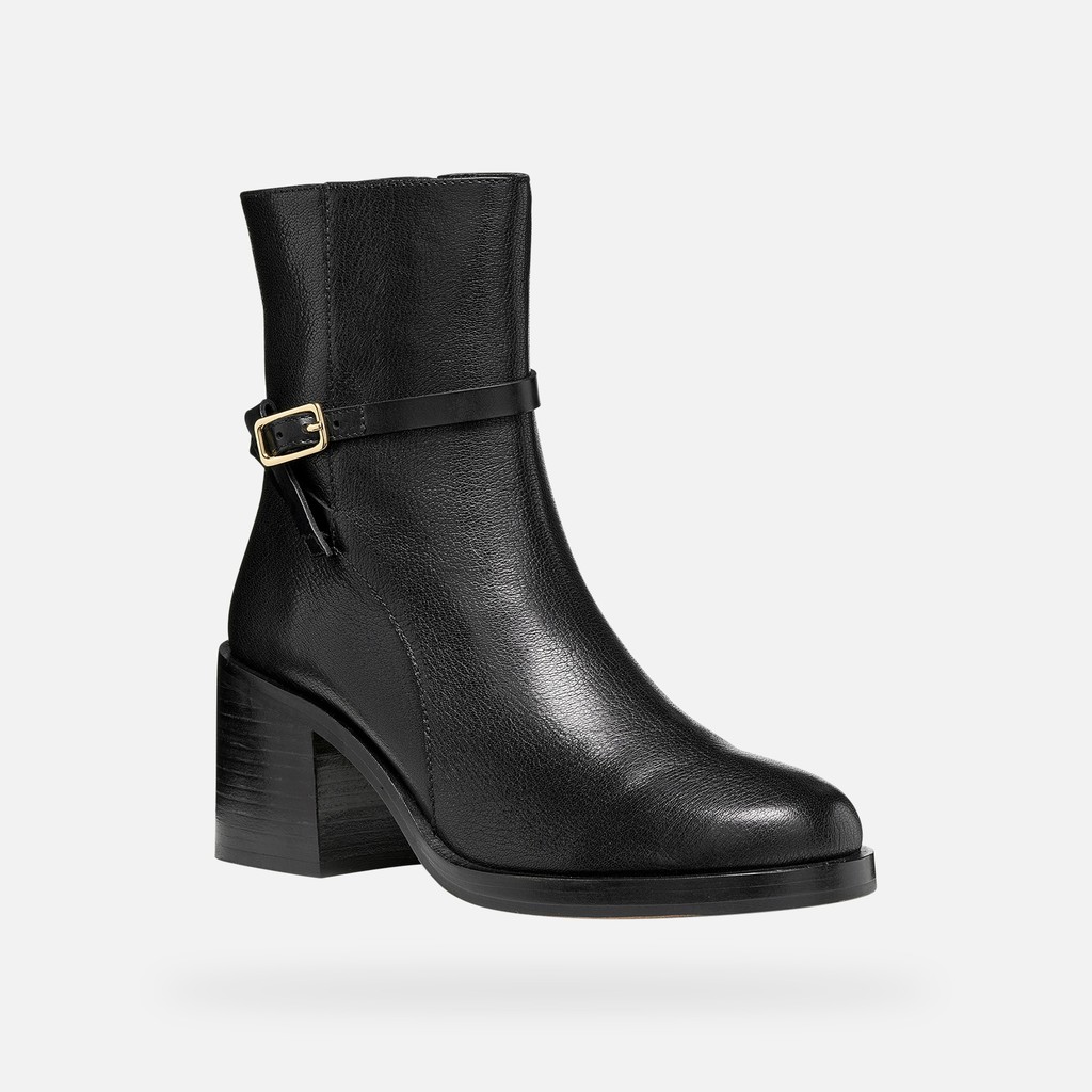 Medium heel ankle boots SOBIMA WOMAN Black - image number 2 | GEOX